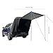 Ymiko Tailgate Tent, Van Awning with Car Awning Camping Tent Campervan Awning Car Awning for Camping Outdoor Travel (Black)