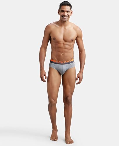 Image of Jockey FP01 Men Super Combed Cotton Solid Brief with Ultrasoft Waistband