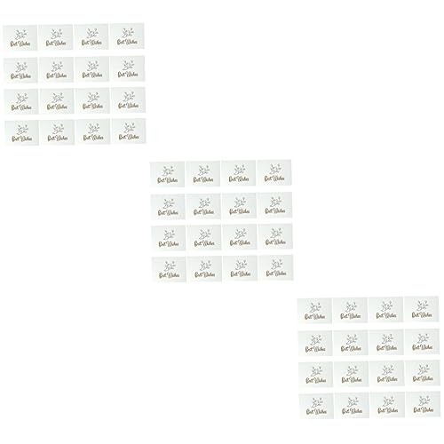 Carte de vœux dorée festive pour sublimer vos tables de mariage et messages de remerciement