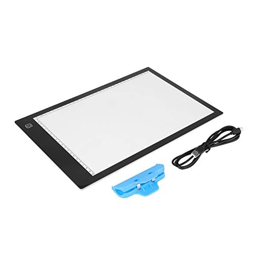 USB LED-grafikplatta, Ritplattor Digital Ritplatta Dator Grafisk Surfplatta Pekplatta Animering Pennskiss Ljuslåda Ny A4 För Konst, Hantverk, Design