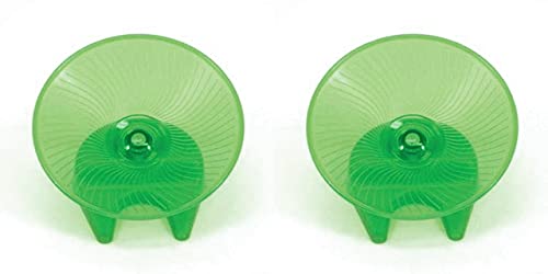 Ware Manufacturing Fliegende Untertasse Laufrad für kleine Haustiere, 19 cm - Farben können variieren, 2 Stück Cover