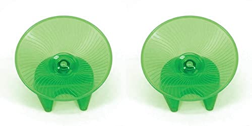 ware saucer wheel - Ware Manufacturing Flying Saucer Exercise Wheel for Small Pets, 7 1/4-Inch - Colors May Vary .2 Pack 3282