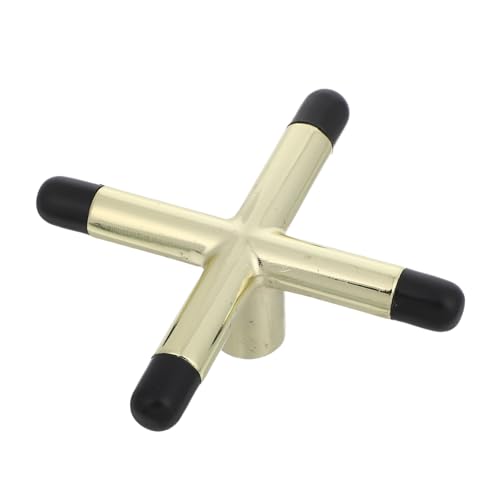 BCOATH Pool Stick Stand with Antislip Rubber Base Compact Billiard Rack for Game Rooms Stable Cross Design Prevents Scratches for Professional Tournaments and Home Use