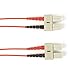 Black Box FOCMP62-005M-SCSC-RD, Duplex Patch Cable, Pack of 3 pcs