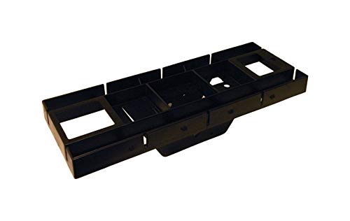 Patriot Mailbox Mounting Board, Black Plastic -GMB225