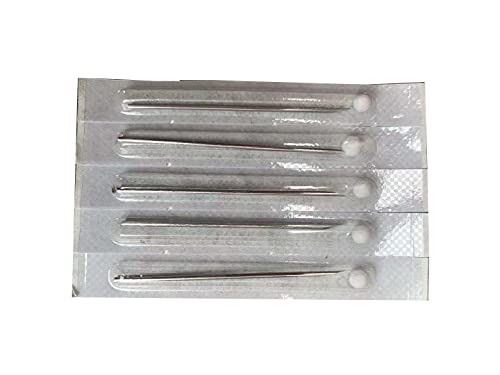 Shuiniba 14G 10 Pieces Body Ear Navel Nose Lip Nipple Piercing Needles #TOP2