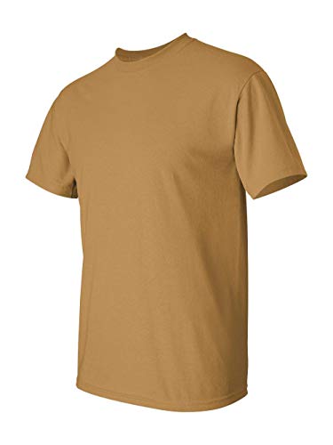 Gildan men's classic heavy cotton t-shirt, old gold, l (pack of 5…
