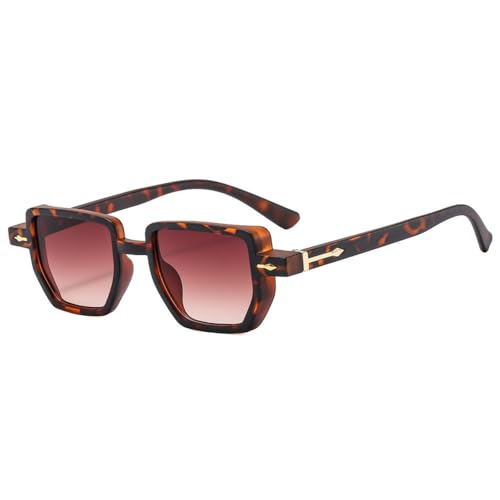 Petites lunettes de soleil carrées MUTYNE UV400 vintage punk pour femmes et hommes