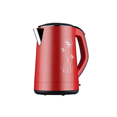 XBR Kabelloser elektrischer Teekessel,Elektrischer Wasserkocher Automatische Abschaltung Große Kapazität 1800w Anti…