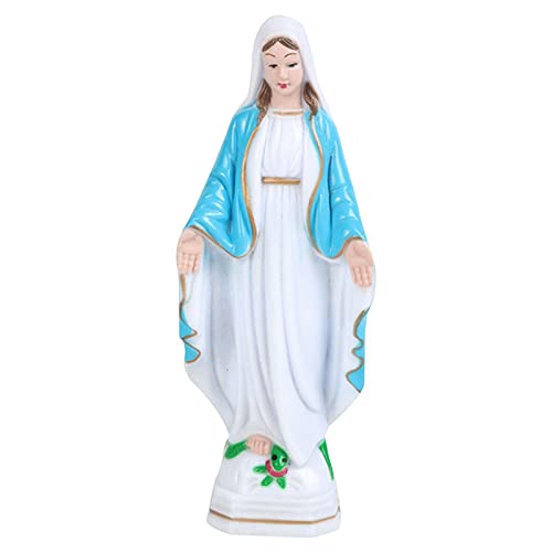 F Fityle Statues Décoratives, Statuette Vierge Marie Saint, Cadeau Catholique pour Les Religieux Et La Décoration De La Maison, Figurines De Collection pour...