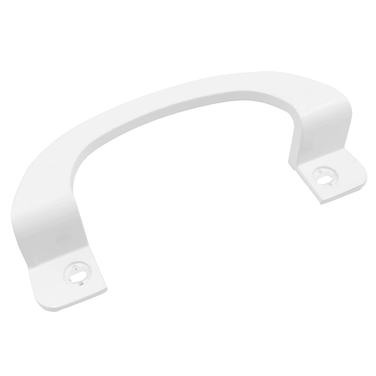 Tirador de puerta corredera de aleación de aluminio, 200 mm, centro del agujero de 170 mm, para puerta de cristal de balcón, cuarto de baño, puerta de almacenamiento (blanco)