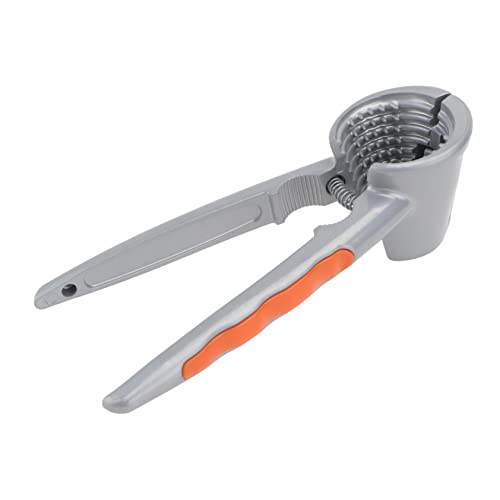 BRIGHTFUFU シー手動式ナッツクラッカー 便利なクルミ割り器 キッチンツール 軽量 耐久性 アルミ合製 殻割りやすい 厳選素材使用 コリニア実用的な台所アクセサリー