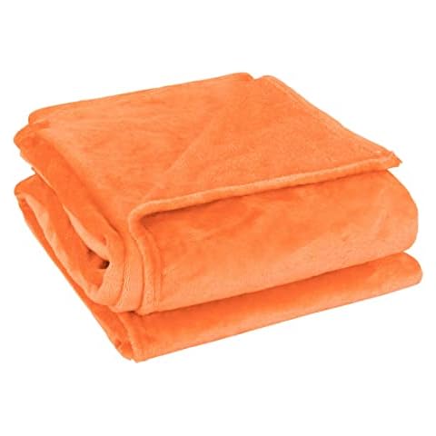 Sourcing Map Lightweight Coral Flannel Blanket Cover
