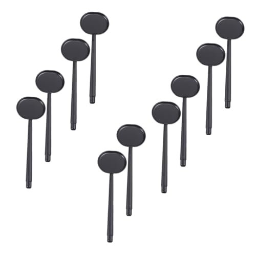 Didiseaon 1set Eye Shield Eyesight Test Tool Eyeglass Accessories Eye Examination Occluder Vision Test Kit Eye Exam Chart para Eyepatch Occluders Pocket Tool Abs Engineering Plastics 10pcs