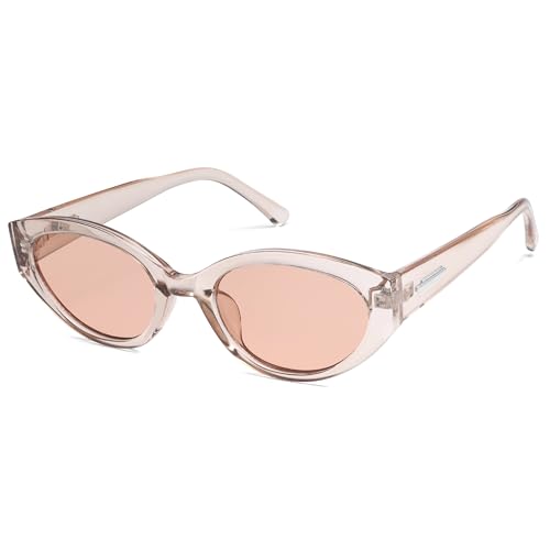 Trendy Y2k Cat Eye Sunglasses for Women Men Retro Oval Sunnies Vintage Style AR82254