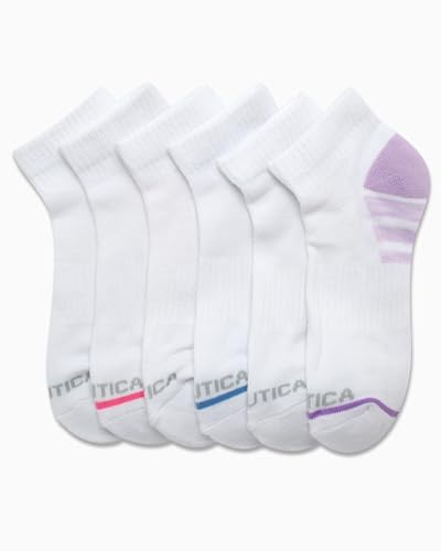 Nautica Womens Quarter Socks Moisture Wicking Cushion Athletic Socks 6 Pack - image 4