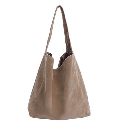 Bolso Hobo de Ante con Estampado Leopardo para Mujer miniatura 1