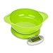YuuHeeER Balance de cuisine numérique pliable en acier inoxydable Vert 5 kg