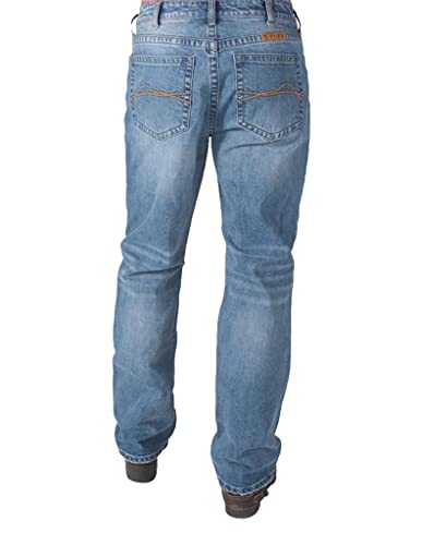 B. Tuff Western Jeans Mens Weekend Vibes Bootcut 32 Long Light MWKEND4