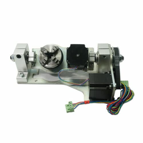 Machine de gravure CNC 5ème axe rotatif avec mandrin pour routeur CNC DIY
