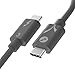 Produktbild SABRENT USB C Thunderbolt 3 Ladekabel 100W (Intel Zertifiziertes) Thunderbolt 3 Kabel bis zu 40Gbps, USB-C Thunderbolt Kabel für Leptop, MacBooks, Dell, Galaxy S22 S21 S20 und mehr, 20cm (CB-T320-GRY)