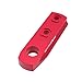 TPO 4-Slot, 7-Slot Aluminum Mlok Picatinny Rail Mount, T-Nuts & Screws & Hex Wrench Included (MK4, MK7) (4-Slot w/QD Socket-red)