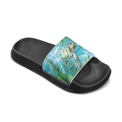 Forchrinse Animal Print Sandals for Girls Boys Summer Beach Slippers Lightweight Non Slip Pool Shower Water Shoes2