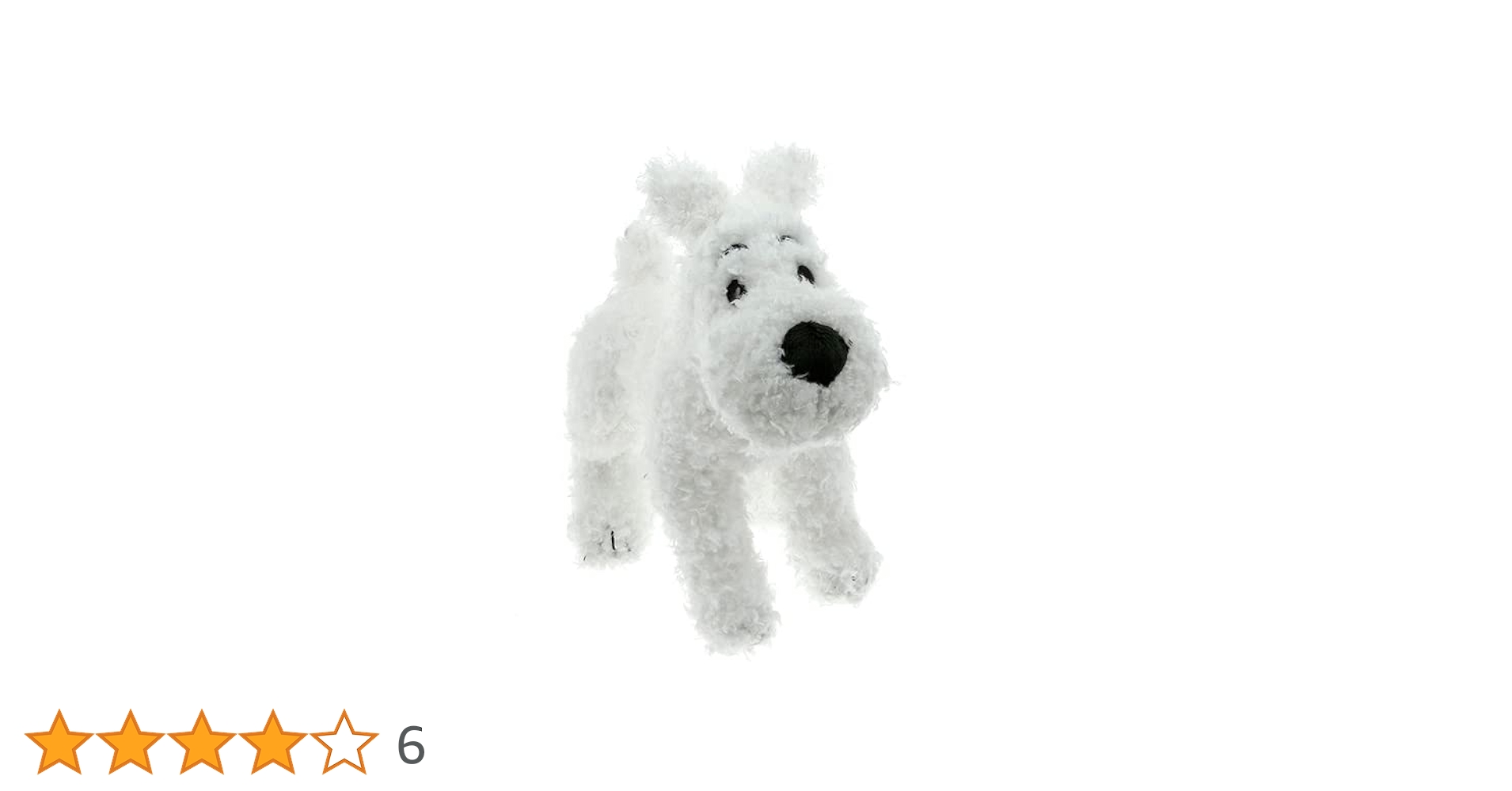 タンタンの冒険　スノーウィ　犬　ぬいぐるみ　TINTIN 白 ホワイト タンタンの冒険 スノーウィ 犬 ぬいぐるみ TINTIN 白い 箱付き