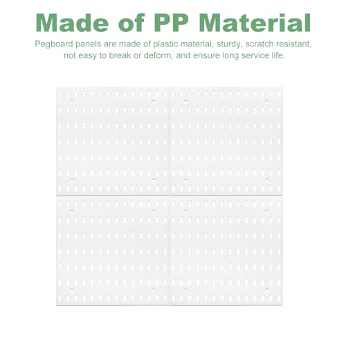 Uxcell A23071300UX0621 4Pcs Plastic Pegboards Wall Panels thumb #2