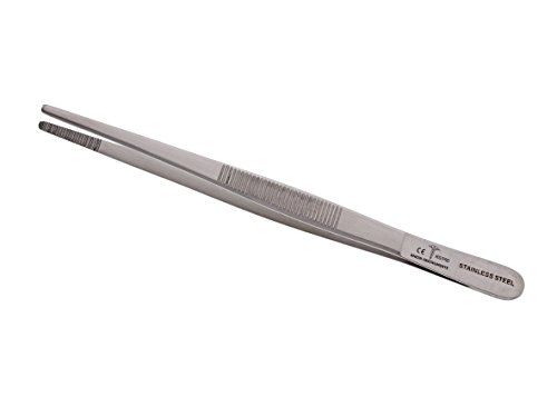 Preisvergleich Produktbild RHEIN Grillzange-Grillpinzette-Kochpinzette... Verschiedene Längen-rostfreier Edelstahl (40 cm)