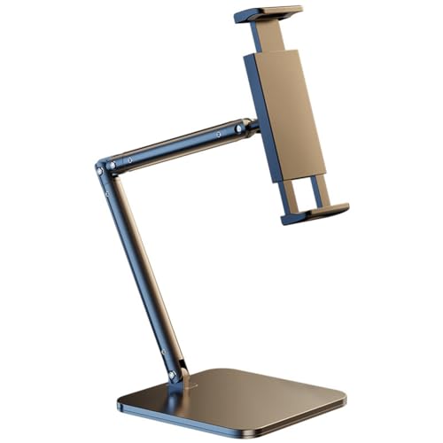 Flaroey Soporte para Tablet Ajustable de Escritorio, Tablet Portátil, Smartphone, Soporte para Tablet Giratorio 360º