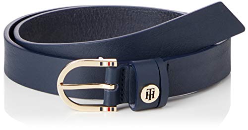 Tommy Hilfiger Classic Belt 2.5 Cinturón, Sky Captain, 85 para Mujer