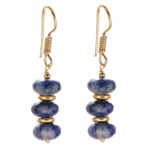 Gempires Denim Sodalite Beaded Dangle...