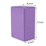 Muka 4 Pack Yoga Blocks 4x6x9 Inch, High Density EVA Foam Yoga Brick for Meditation, Pilates - Image 3