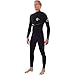 Rip Curl E-Bomb 4/3 GB Steamer Chest-Zip Wetsuit - Men's, Black, XL