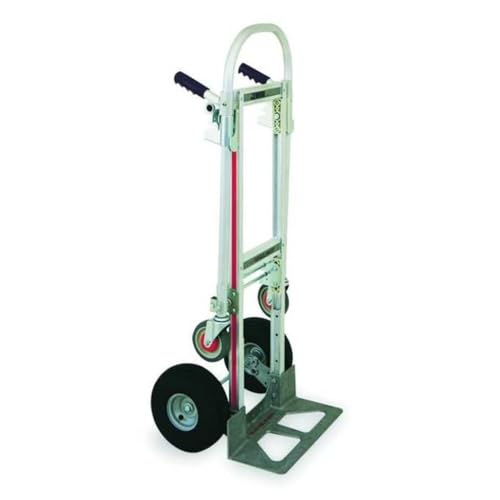Image of Magline GMK16UA4 Gemini Jr Convertible Hand Truck, Pneumatic Wheels, 500 lbs Load Capacity, 51 inch Height, 47-1 /2 inch Length x 21 inch Width