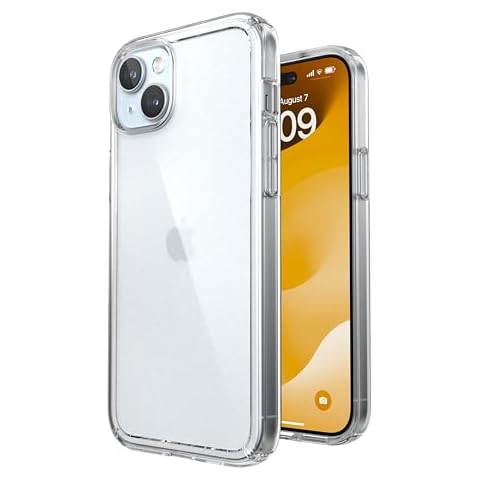Speck Clear Case for iPhone 15 Plus Cover