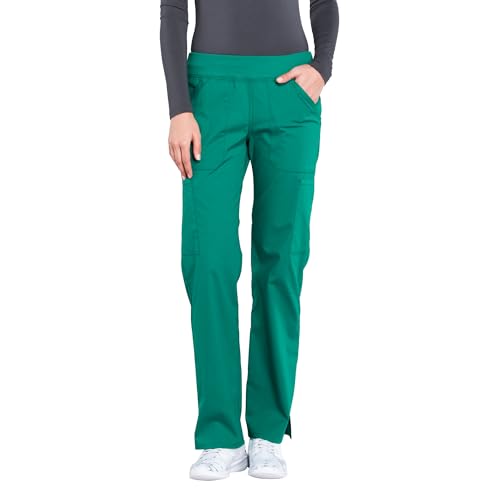 Cherokee WW Professionals Mid Rise Straight Leg Pull-on Cargo Pant