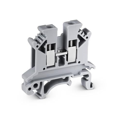 Conector de cable UK2.5B con tornillo rápido para carril Din de 2,5 mm² en color azul 2