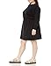 Amazon Essentials Women's Waisted Sweatshirt Dress (Available in Plus Size), Black, XX-Large