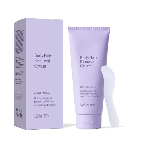 Facial Hair Removal Cream,Body Hair Removal Cream for Women with Spatula Applicator, Unisex Body & Skincare