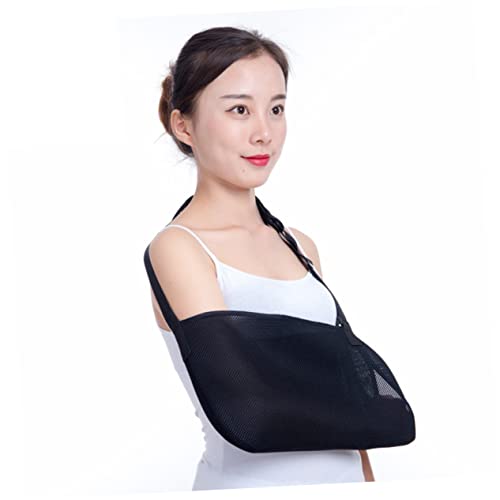 SEWOART 1pc Shoulder Sling Split Strap Elbow Arm Sling Elbow Arm Sling Shoulder Immobilizer Collarbone Sling Sports Sling for Arm Forearm Sling Suspend Shoulder Immobilizer Sling Black