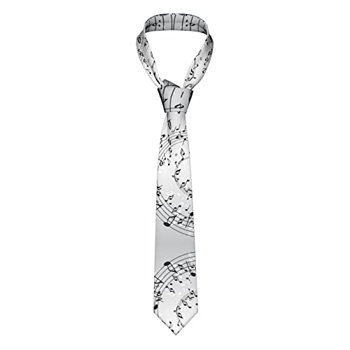 DMORJ Cravate murale pour homme avec note de musique : 145 x 7,9 cm, cravate maigre amusante et...