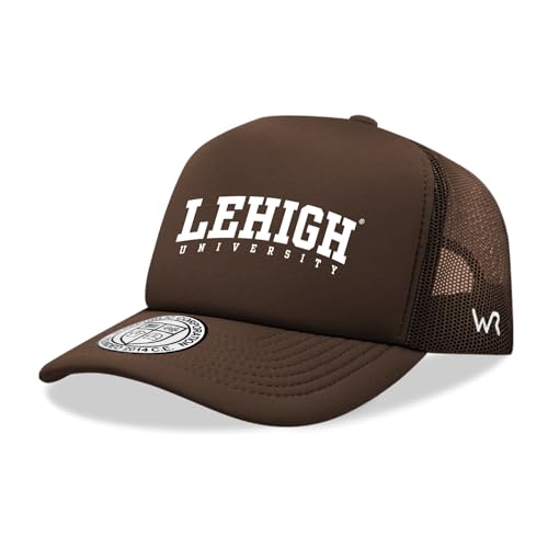 BH Fashion Company Lehigh University Mountain Hawks LU Trucker Mesh Snapback Game Day Hat Brown