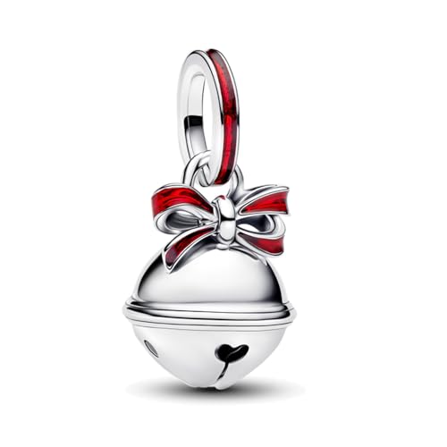 Artiyoo Christmas Charm 925 Sterling Silver Charms Fit Women Bracelet And Necklaces Bead Pendant Jewelry Gifts For Family Friends (Christmas Bell Charm M1839)