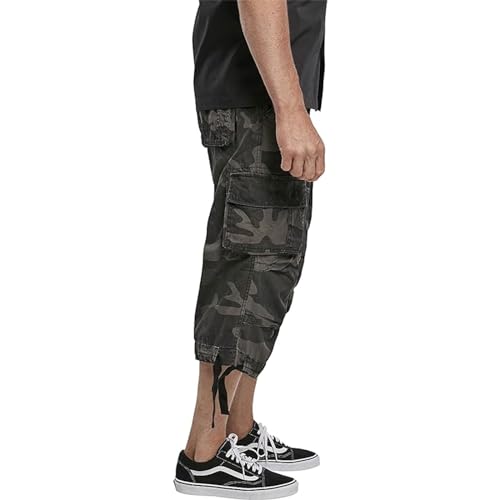 Individual Wear Men's 6-Pocket Capri Pants, Dark Camo - M2