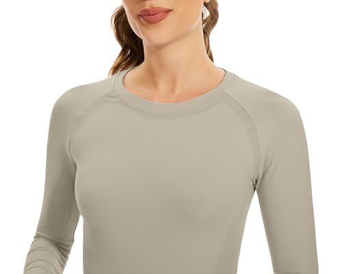 Image of MathCat Workout Shirts for Women Long Sleeve, Workout Tops for Women, Quick Dry Gym Athletic Tops,Seamless Yoga Shirts XS-XL