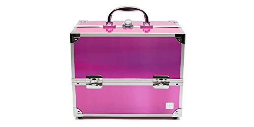 Caboodles Miami beat - medium train case | costmetic storage case & organizer, Pink