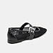 Dsevht Mary Janes Flats for Women Fashion Square Toe Flat Low Heel Easy Buckle Strap Flats Shoes