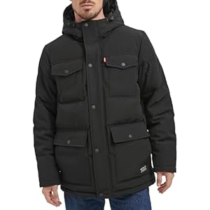 Levi’s Males’s Arctic Material Quilted...